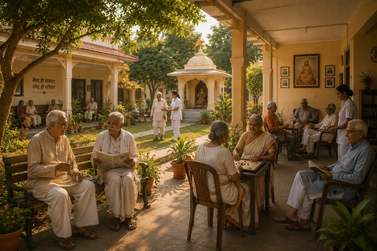 वृद्धाश्रम एवं आश्रय केंद्र